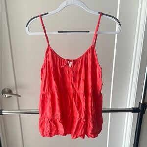 Old Navy Pink Sleeveless Tie Front Camisole